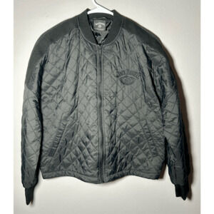 Jack Daniels Black Puffer Jacket Mercer Mettle Sz M